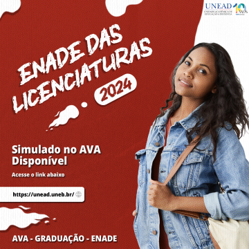 UNEAD divulga simulado do Enade das Licenciaturas 2024.2